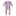 Print Footie with 2 Way Zipper in Lavender Dandelion Wish