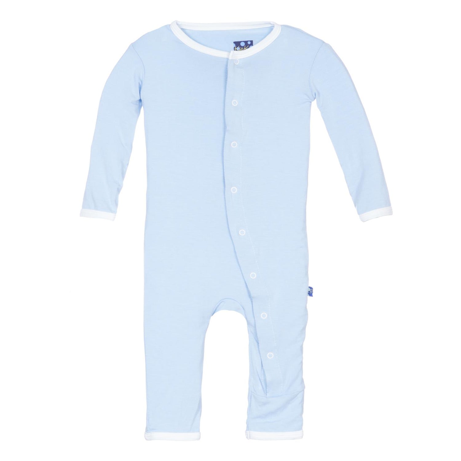 Applique Coverall with Snaps in Pond I Love Mom (209711)