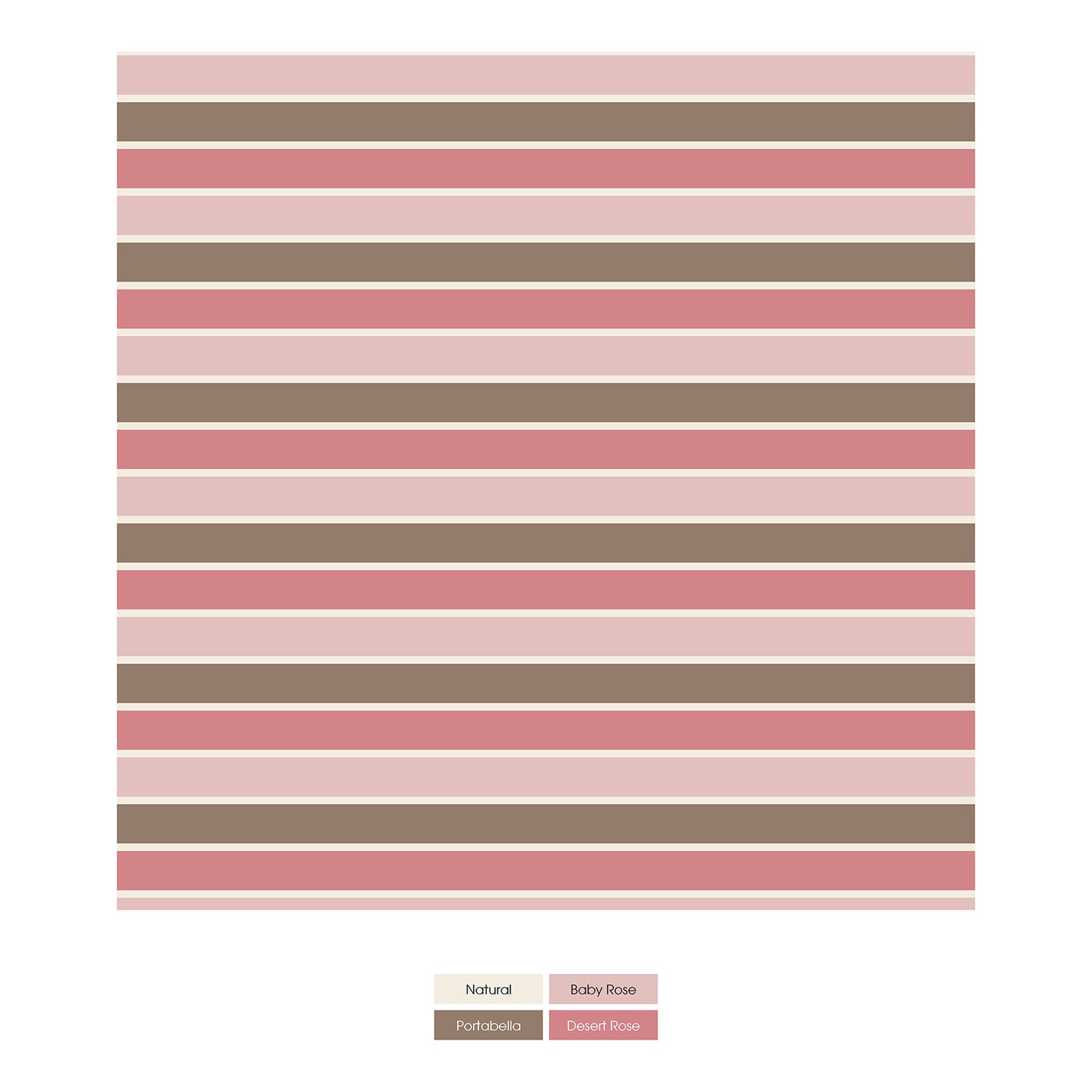 Print Double Layer Throw Blanket in Neapolitan Stripe (355654)