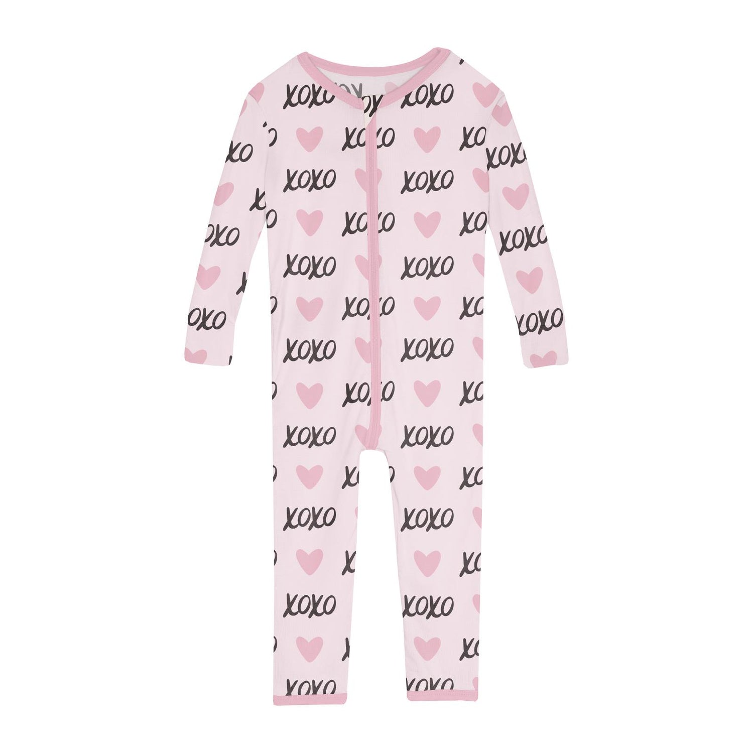Print Convertible Sleeper with Zipper in Shrinking Violet XOXO
