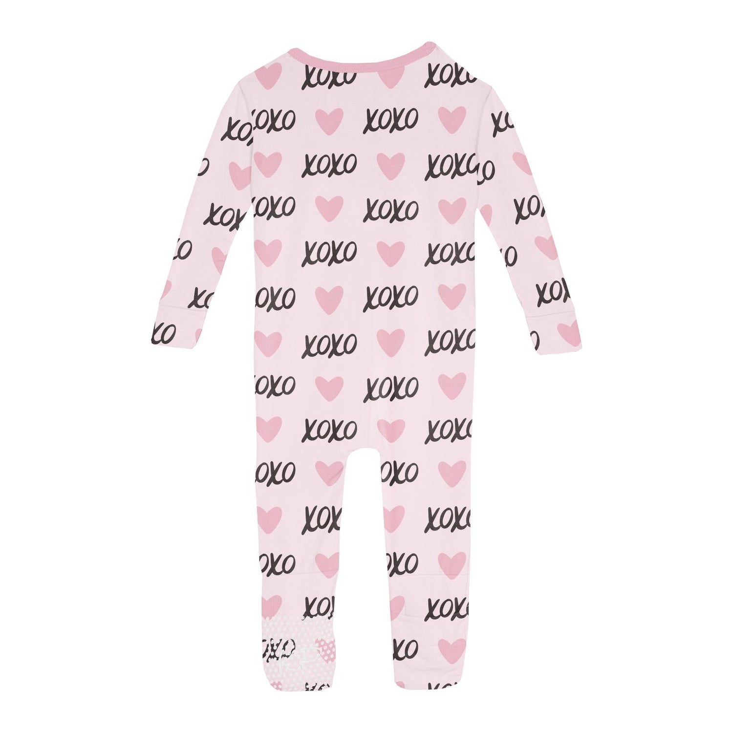 Print Convertible Sleeper with Zipper in Shrinking Violet XOXO