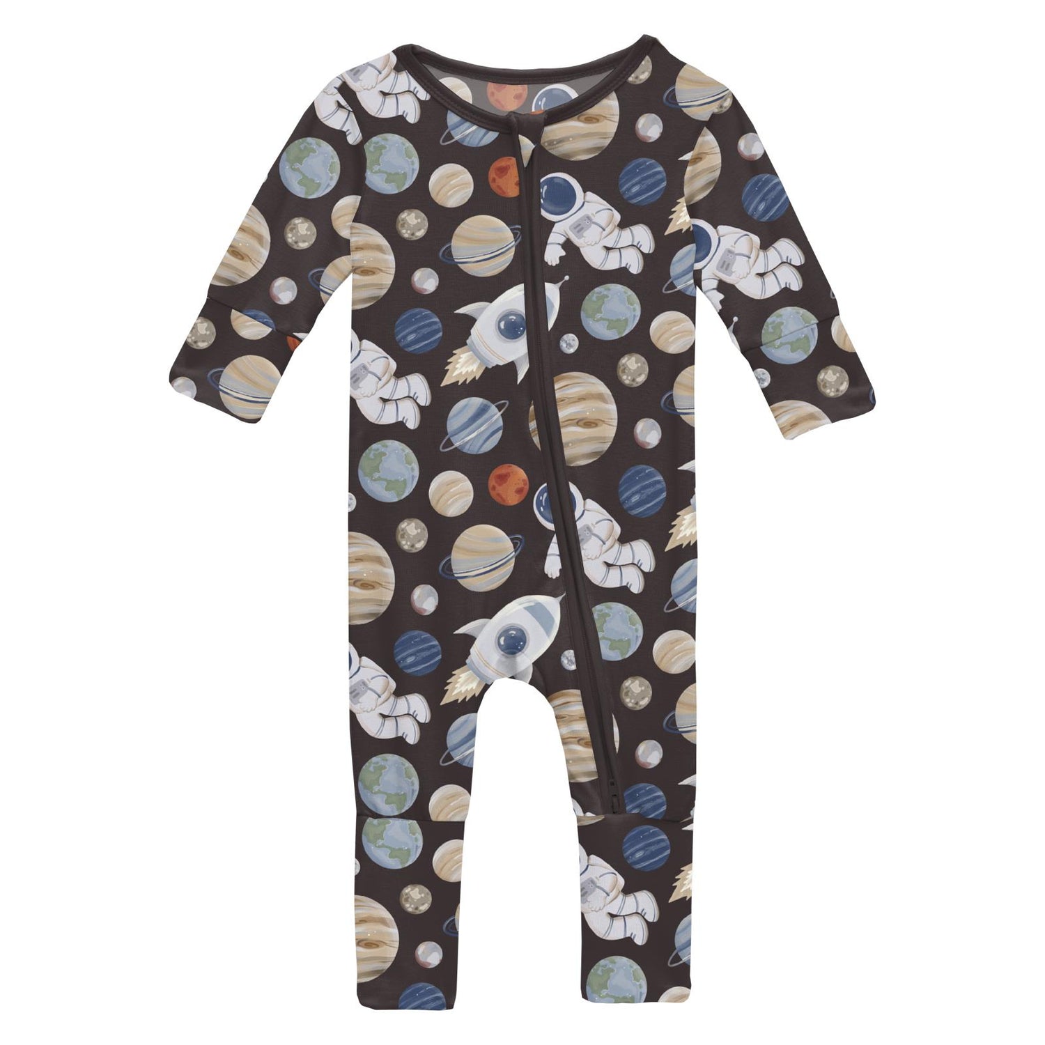 Print Convertible Coverall in Midnight Space Dream (360287)