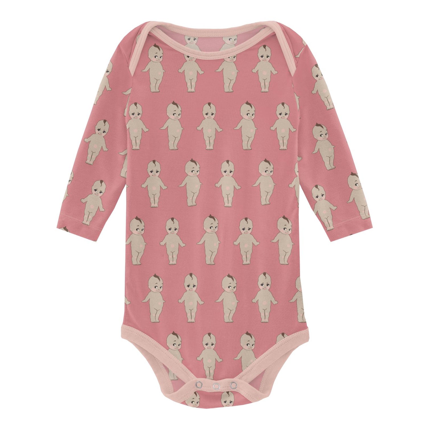 Print Long Sleeve One Piece in Desert Rose Baby Doll (234089)