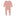 Print Footie with Snaps in Blush Puffer Family