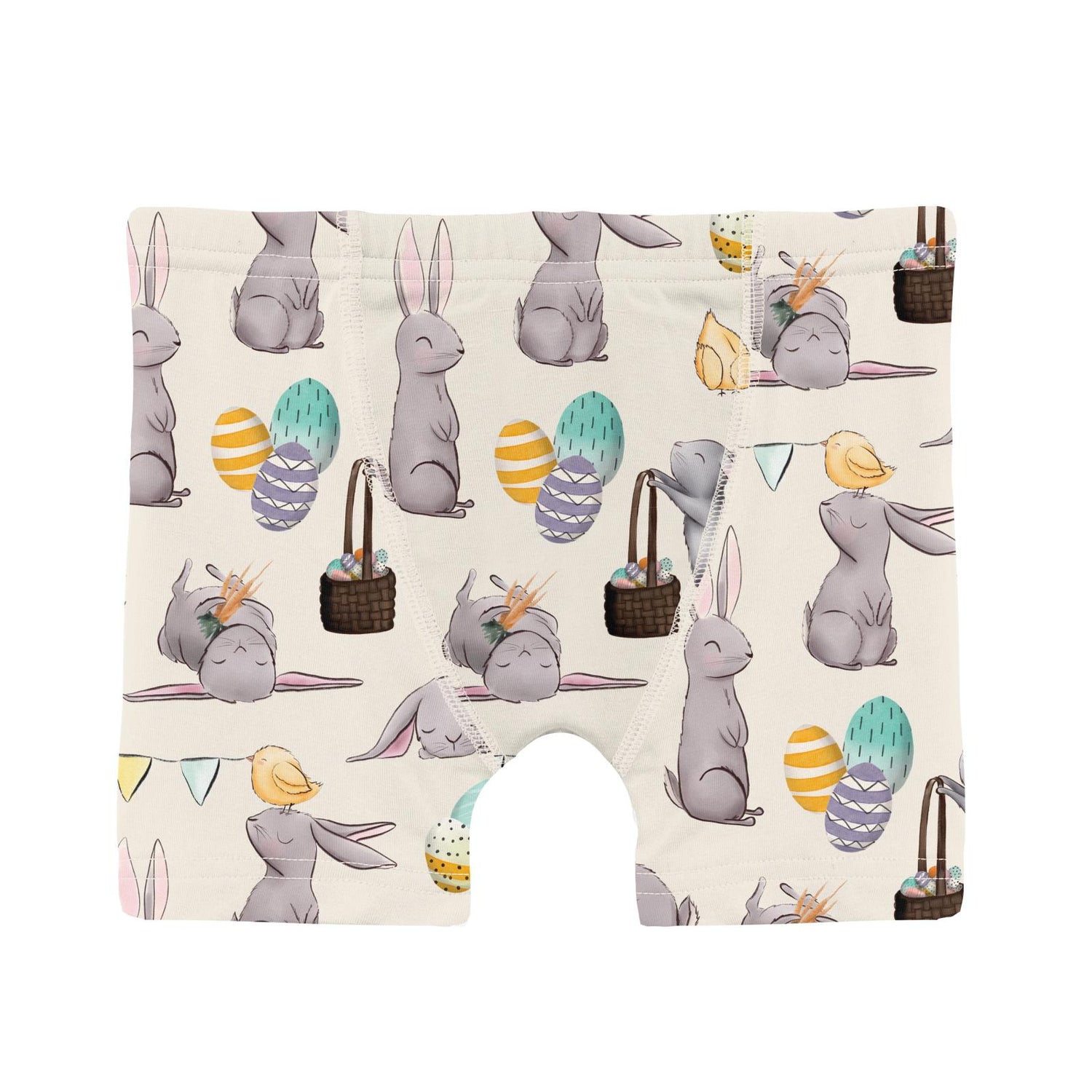 Print Boy's Boxer Brief in Natural Egg Hunt (335135)