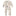 Print Coverall with 2 Way Zipper in Natural Egg Hunt (335142)