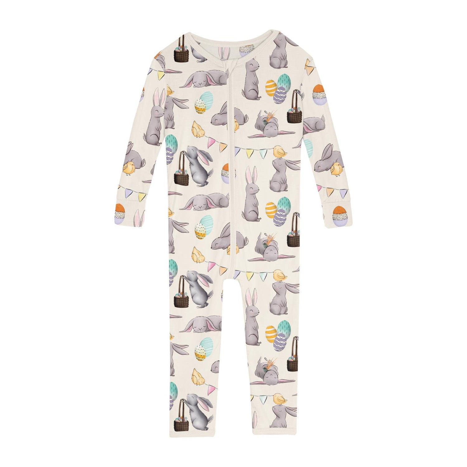 Print Convertible Sleeper with Zipper in Natural Egg Hunt (335162)