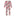 Print Muffin Ruffle Coverall with 2 Way Zipper in Blush Enchanted Floral