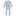 Print Muffin Ruffle Coverall with 2 Way Zipper in Illusion Blue Damask (292500)