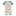 Print Short Sleeve Raglan Romper in Natural BBQ