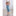 Print Short Sleeve Raglan Romper in Seaside Blue On the Way (318748)