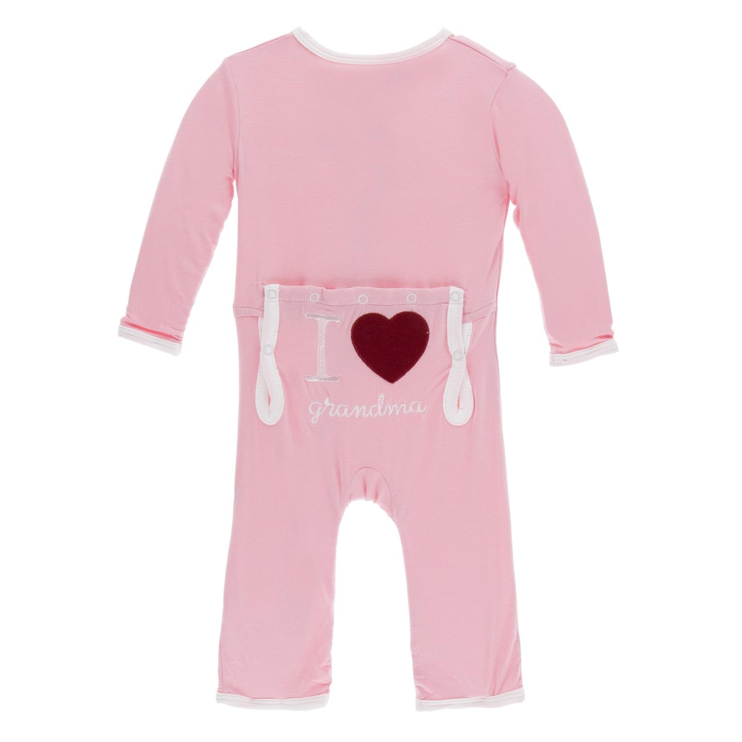 Applique Coverall with Zipper in Lotus I Love Grandma (223192)
