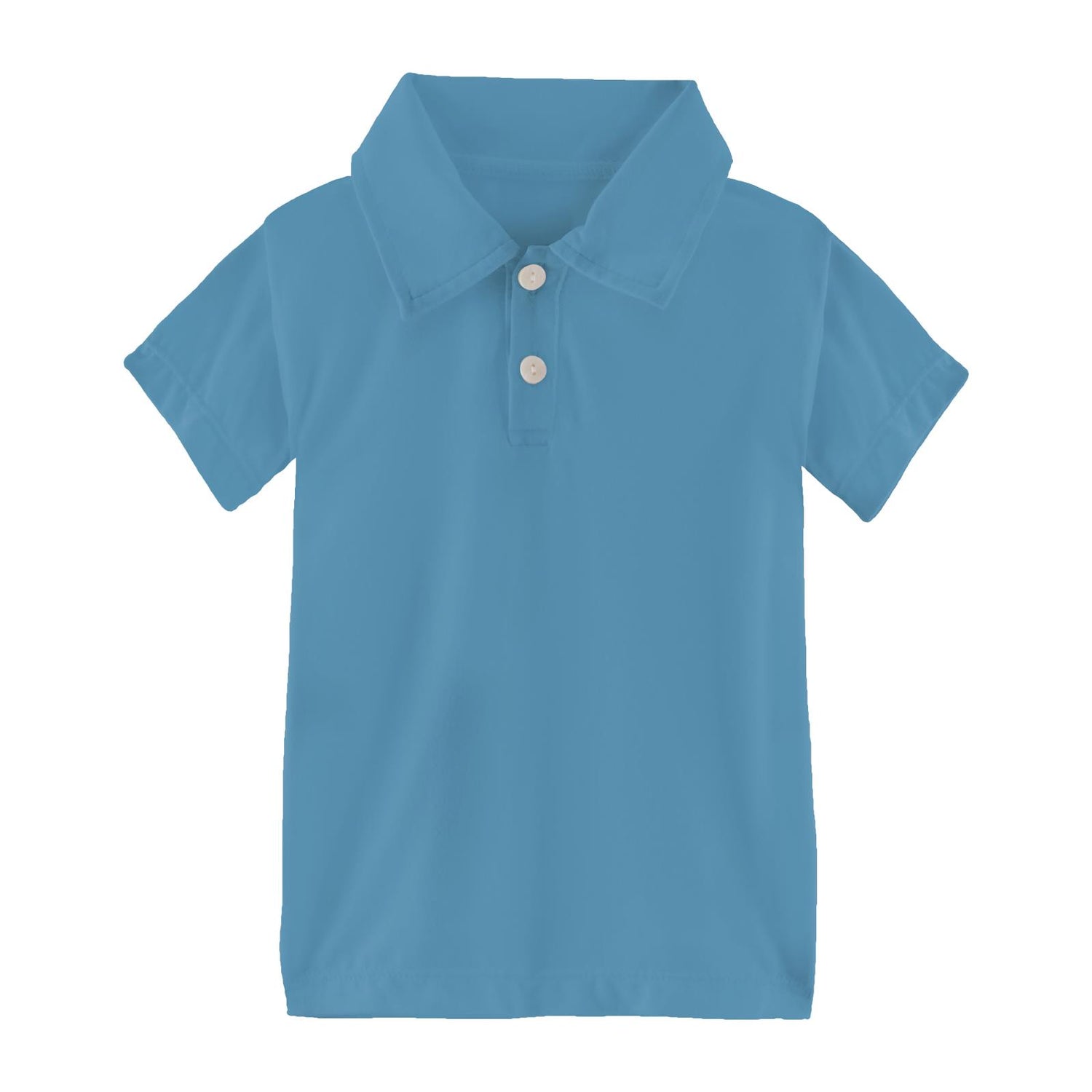 Short Sleeve Polo in Blue Moon (338423)