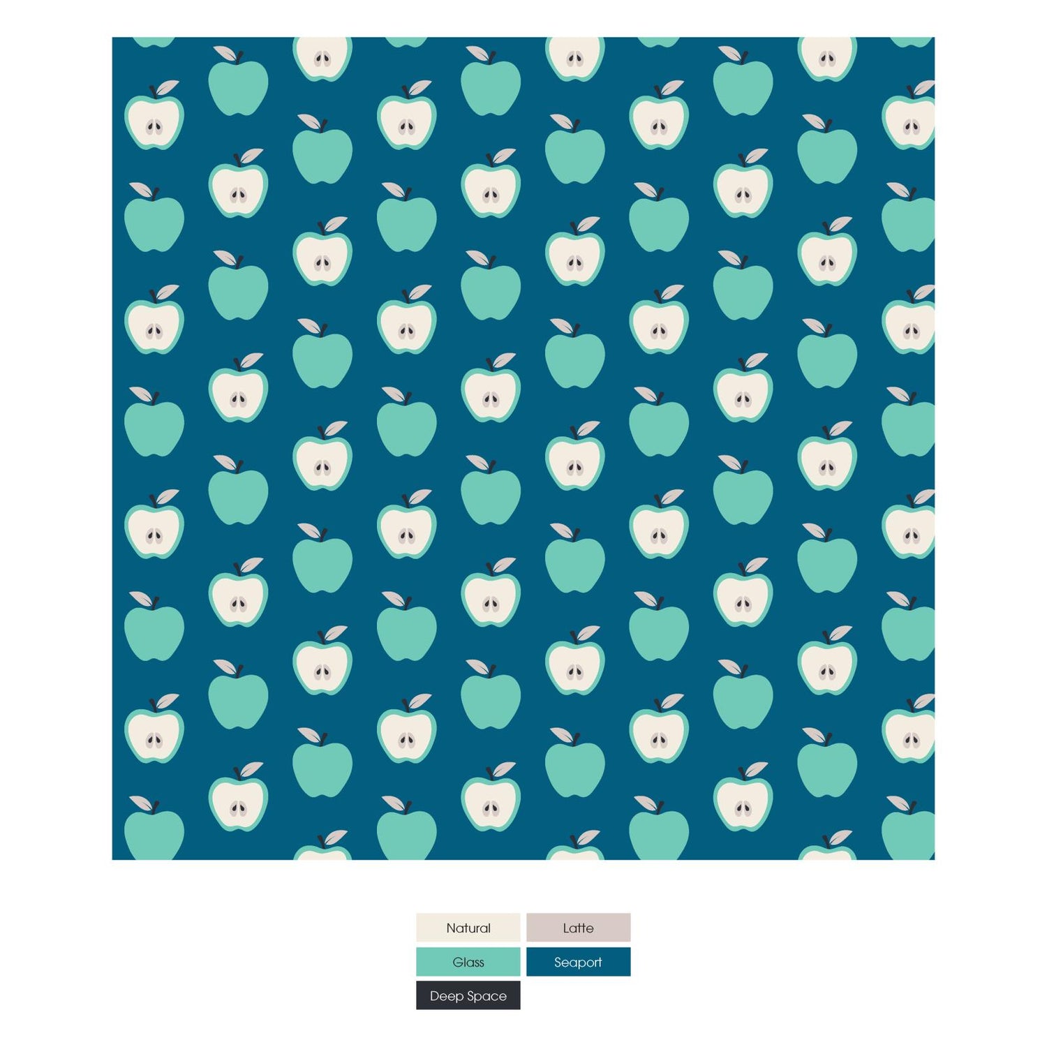 Print Short Sleeve Crew Neck Tee in Seaport Johnny Appleseed (284916)