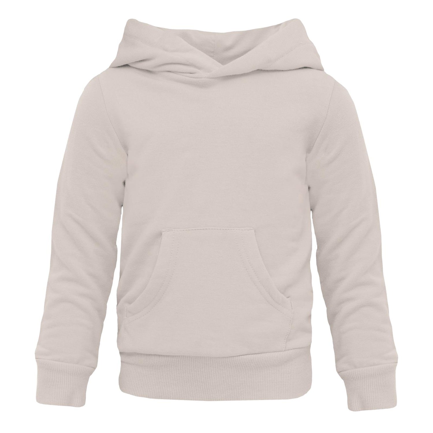 Fleece Kangaroo Pocket Pullover in Latte (356065)