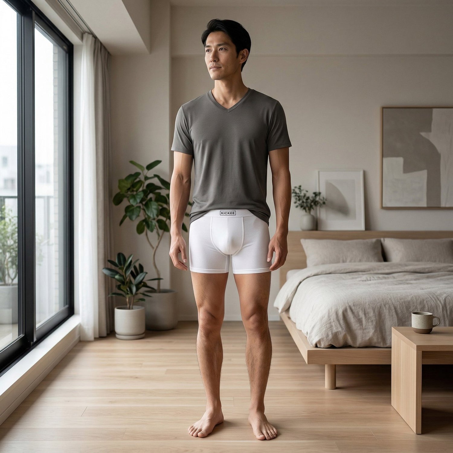 Men's Boxer Brief in Natural (380514)