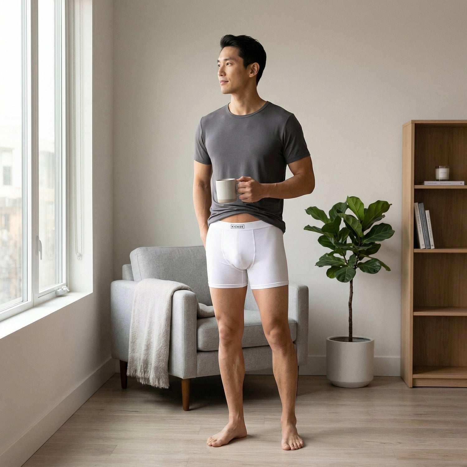 Men's Boxer Brief in Natural (380515)