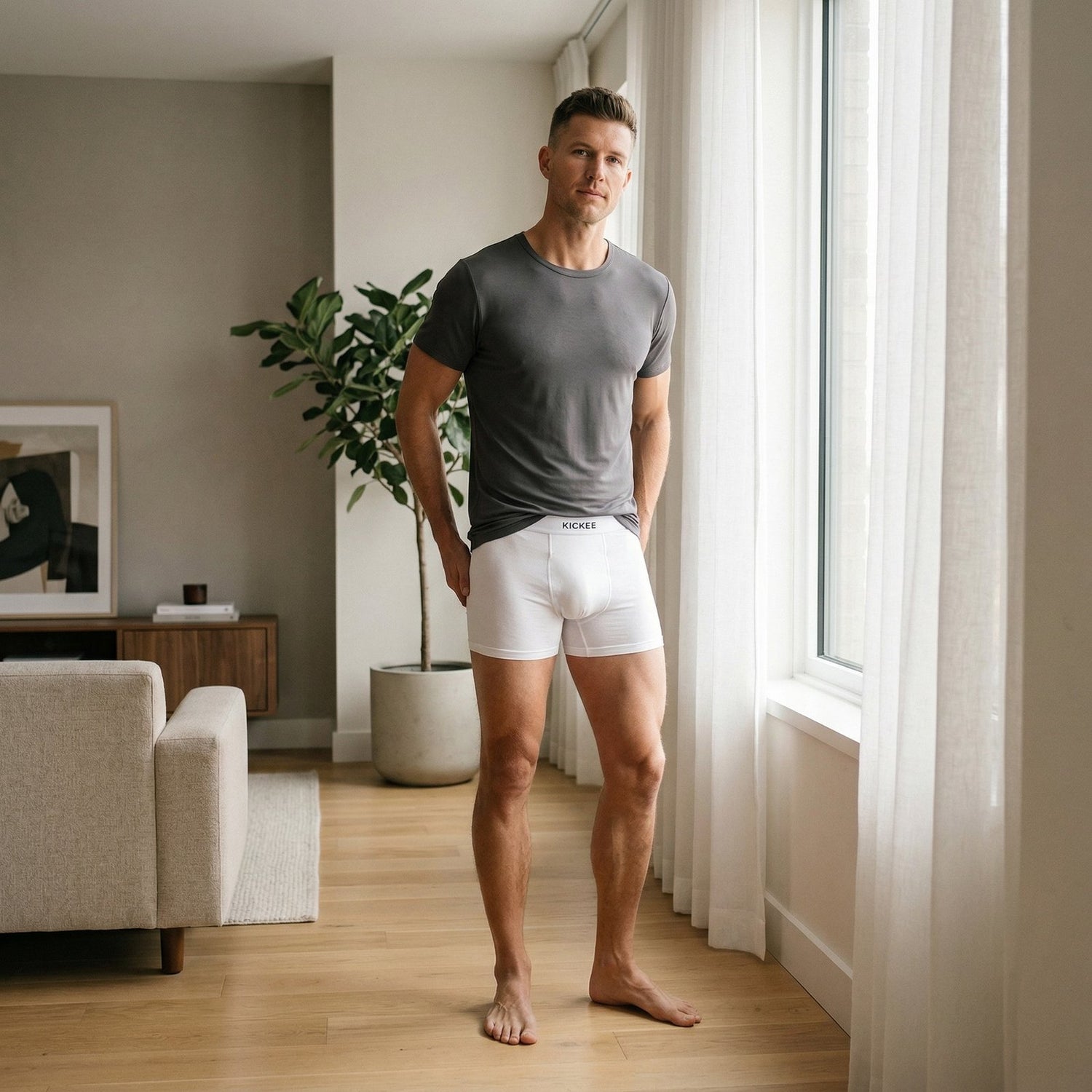 Men's Boxer Brief in Natural (380513)