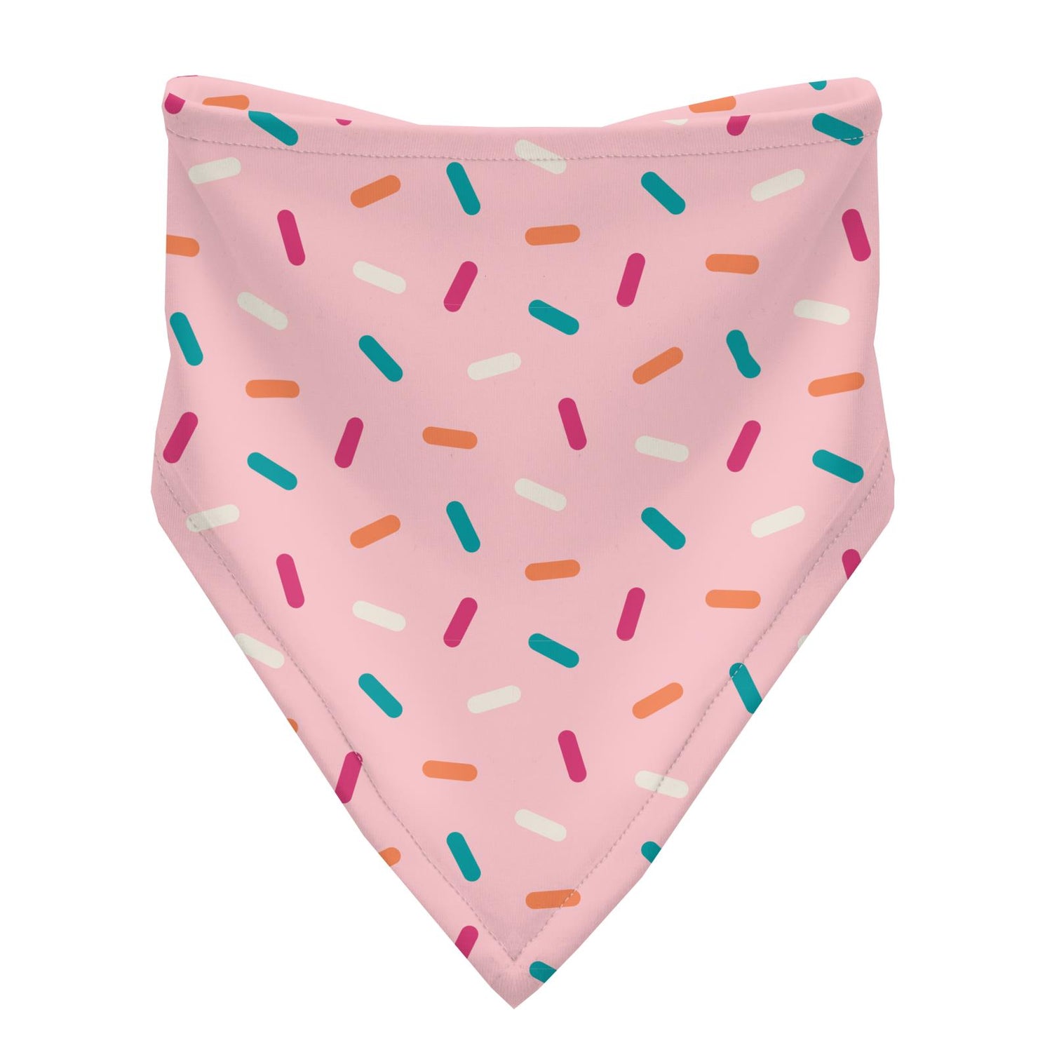 Print Bandana Bib Set of 3 in Lotus Sprinkles, Summer Sky Mini Fruit & Calypso Orange Cream (249500)