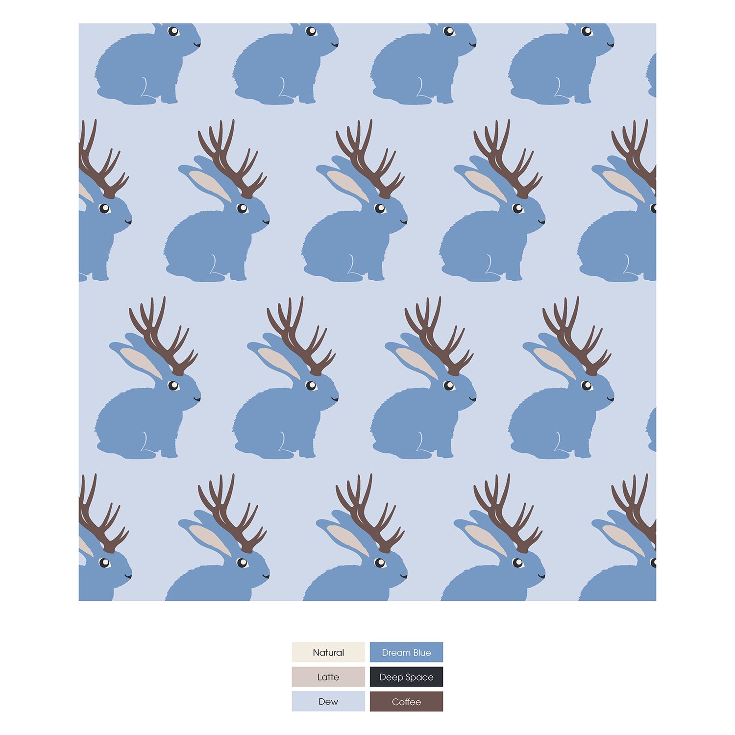 Applique Coverall with 2 Way Zipper in Dew Jackalope
