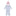 Print Layette Gown Converter & Single Knot Hat Set in Dew Magical Princess