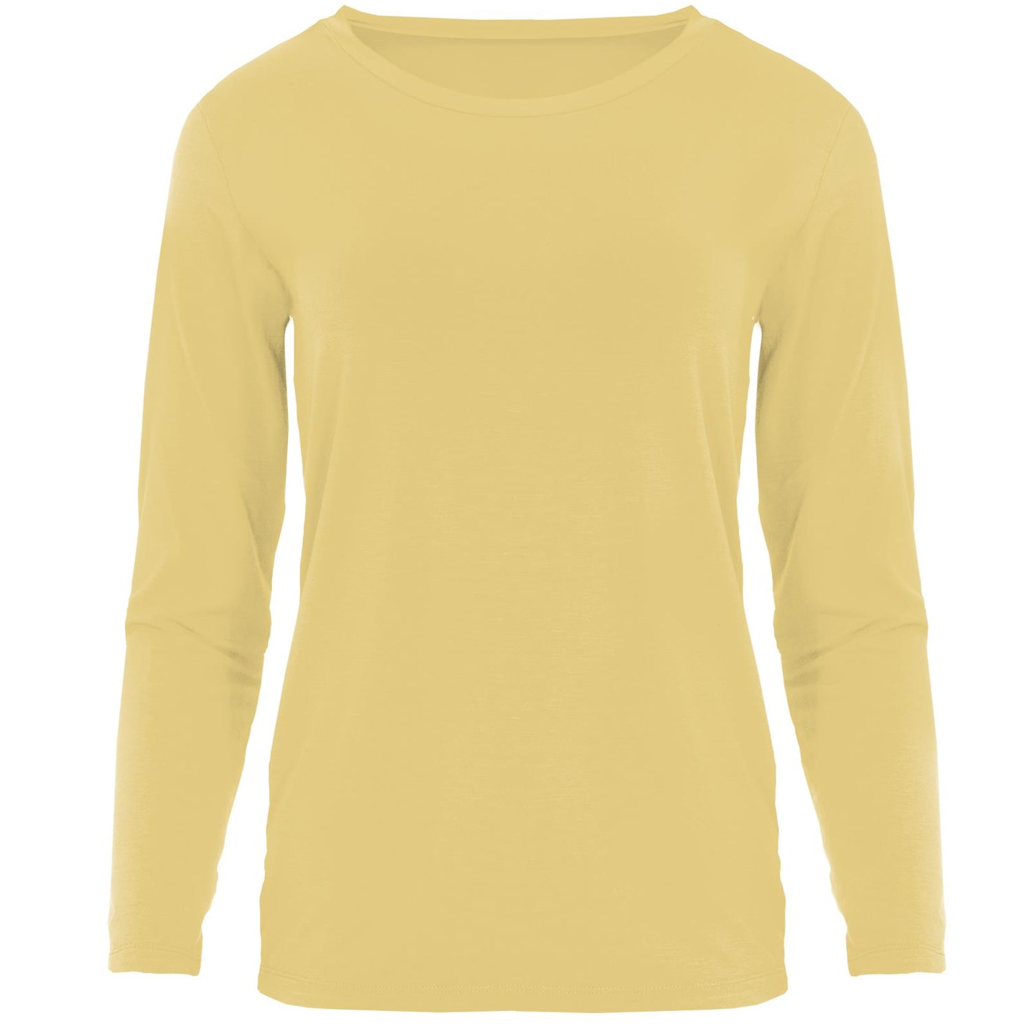Women's Long Sleeve Relaxed Tee in Flax (334155)