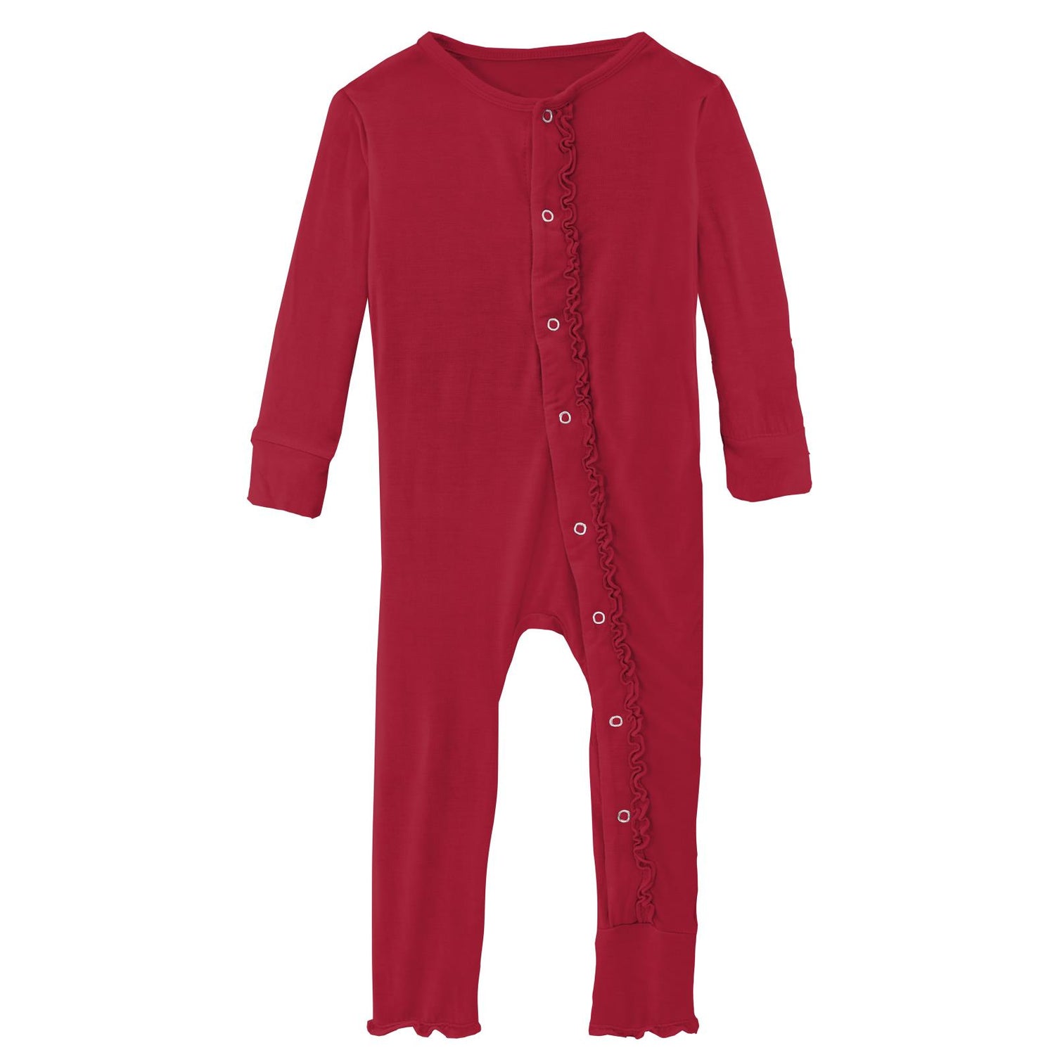 Muffin Ruffle Coverall in Crimson (345147)