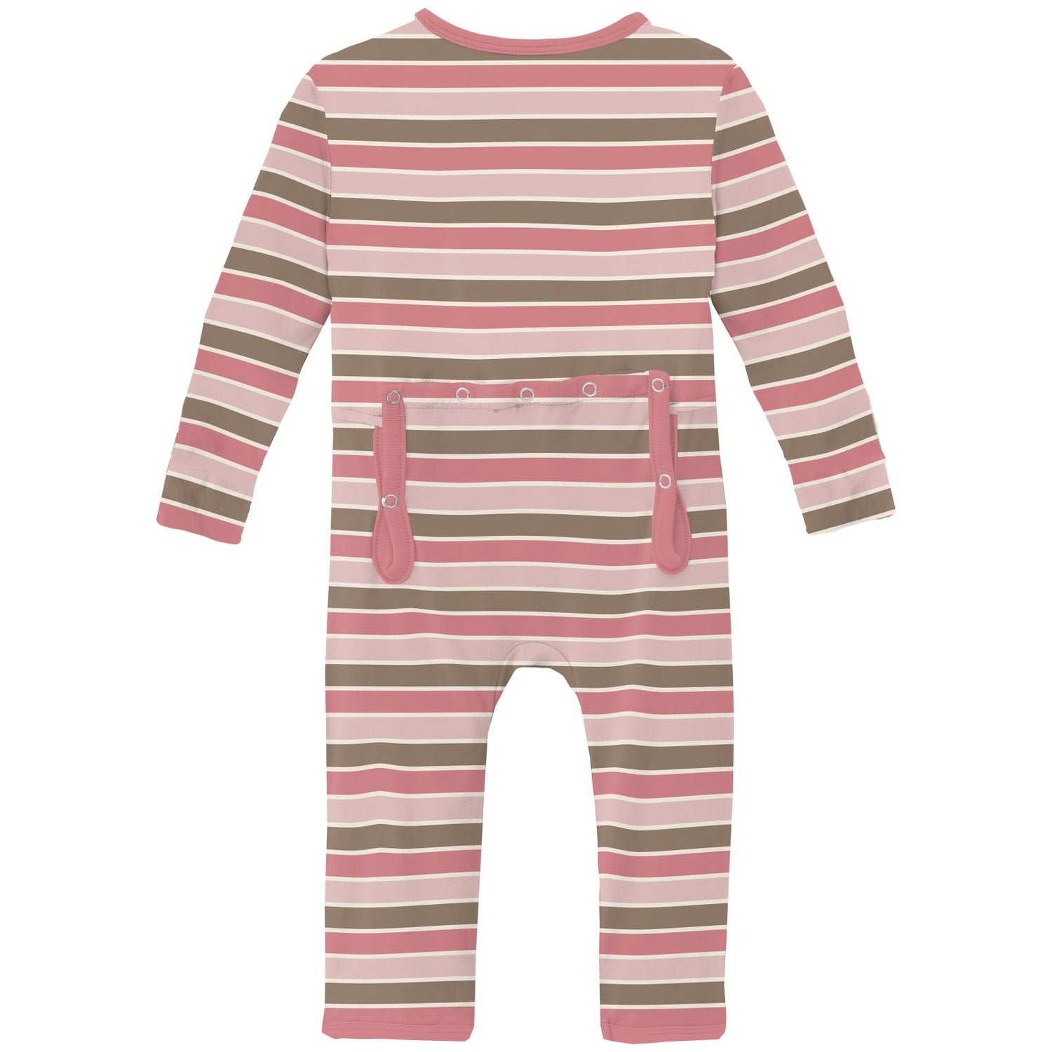 Print Coverall with 2 Way Zipper in Neapolitan Stripe (351136)