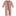 Print Muffin Ruffle Coverall with 2 Way Zipper in Blush Rudolph