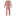 Print Muffin Ruffle Coverall with 2 Way Zipper in Blush Rudolph