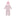 Print Layette Gown Converter & Single Knot Hat Set in Shrinking Violet XOXO (312588)