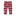 Print Casual Pants in Crimson Gnomes