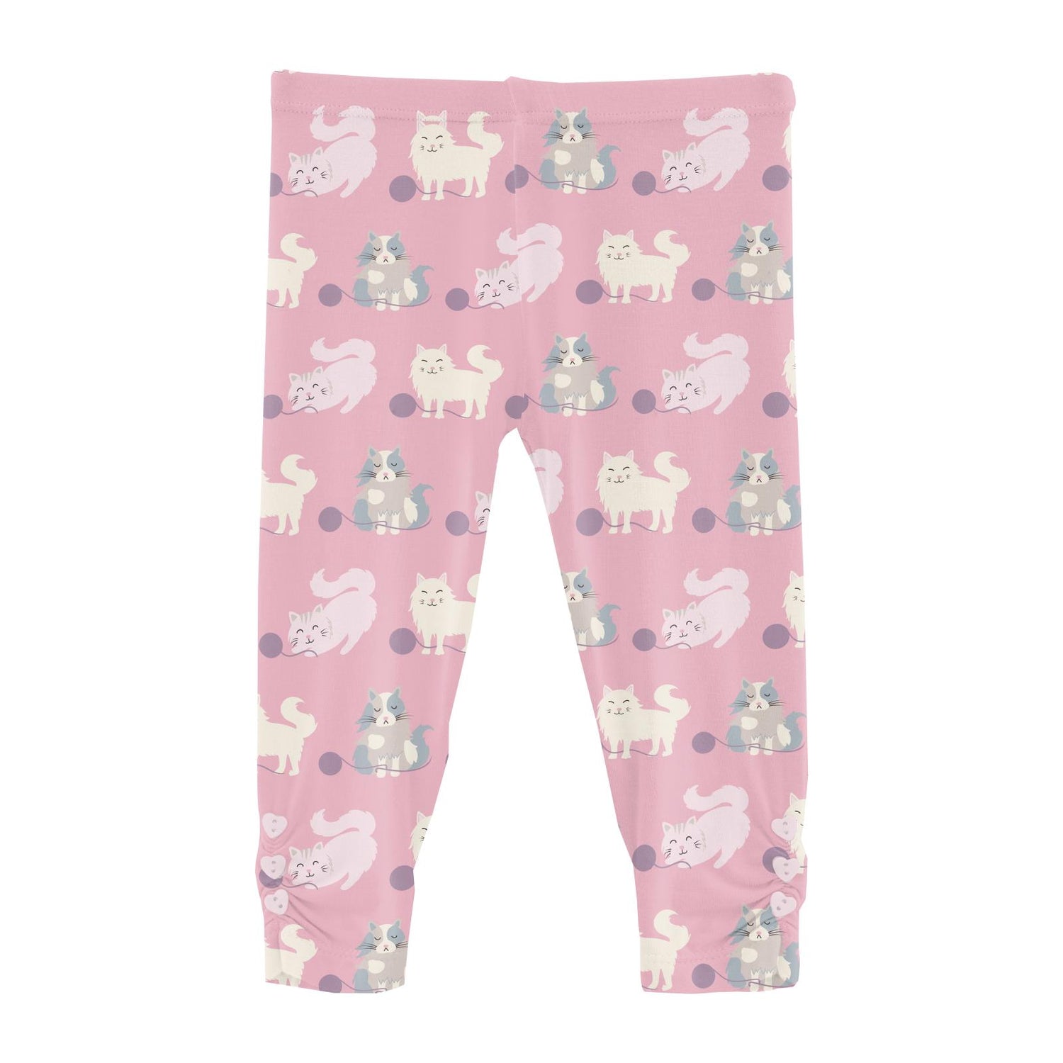 Print Leggings with Heart Buttons in Cake Pop Cats and Yarn (312434)