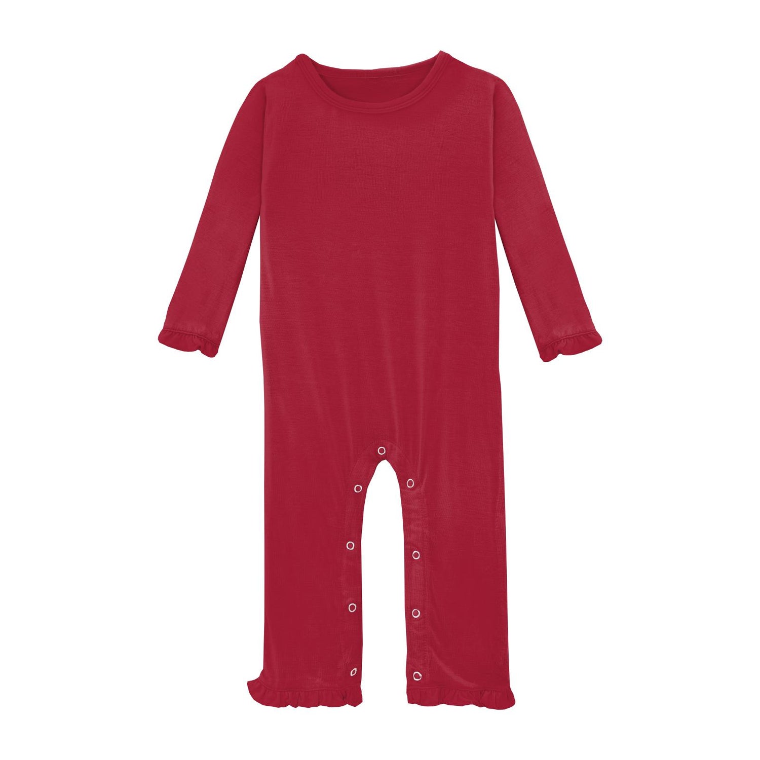 Oh La La Ruffle Romper in Crimson (345943)
