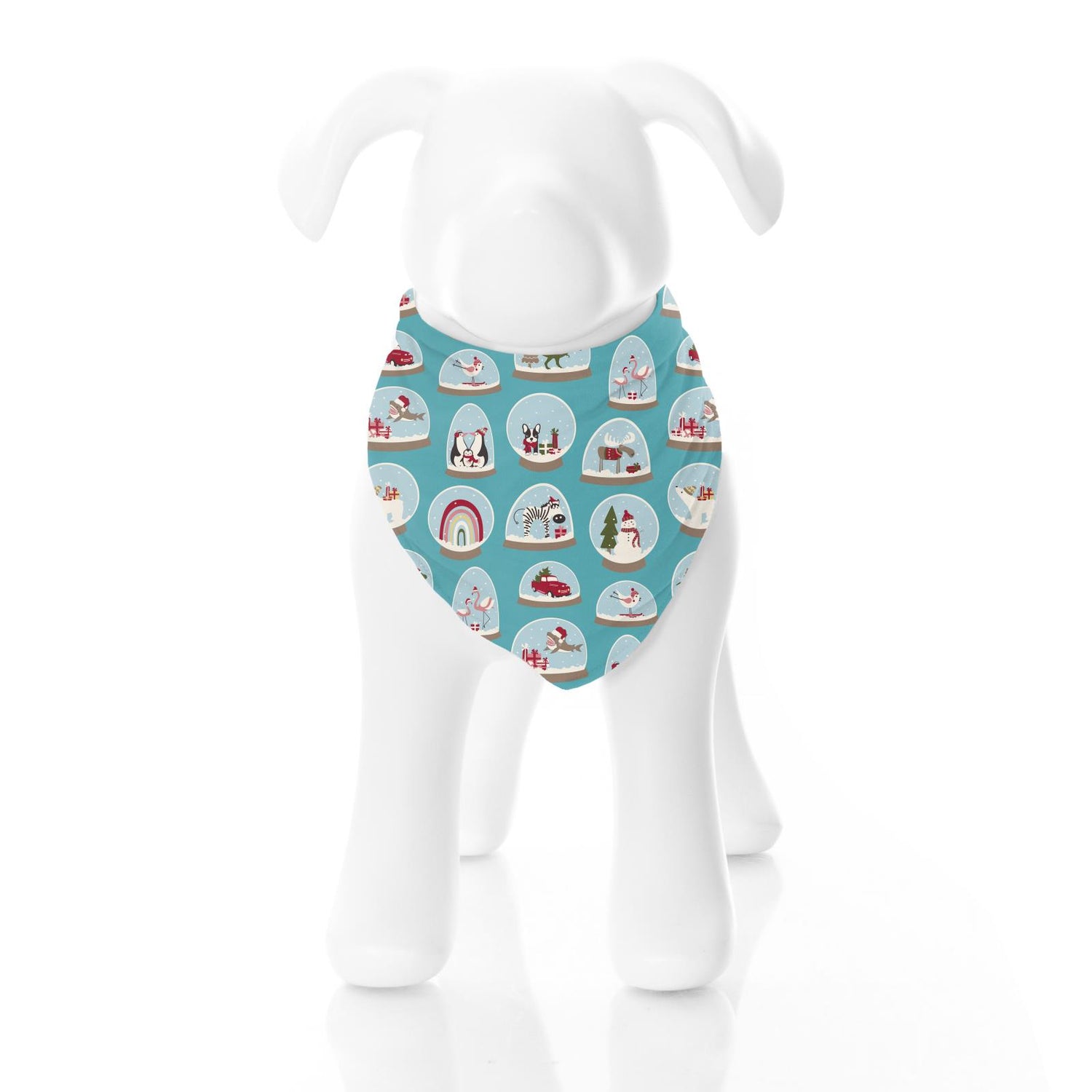Print Dog Bandana in Glacier Snow Globes (346196)