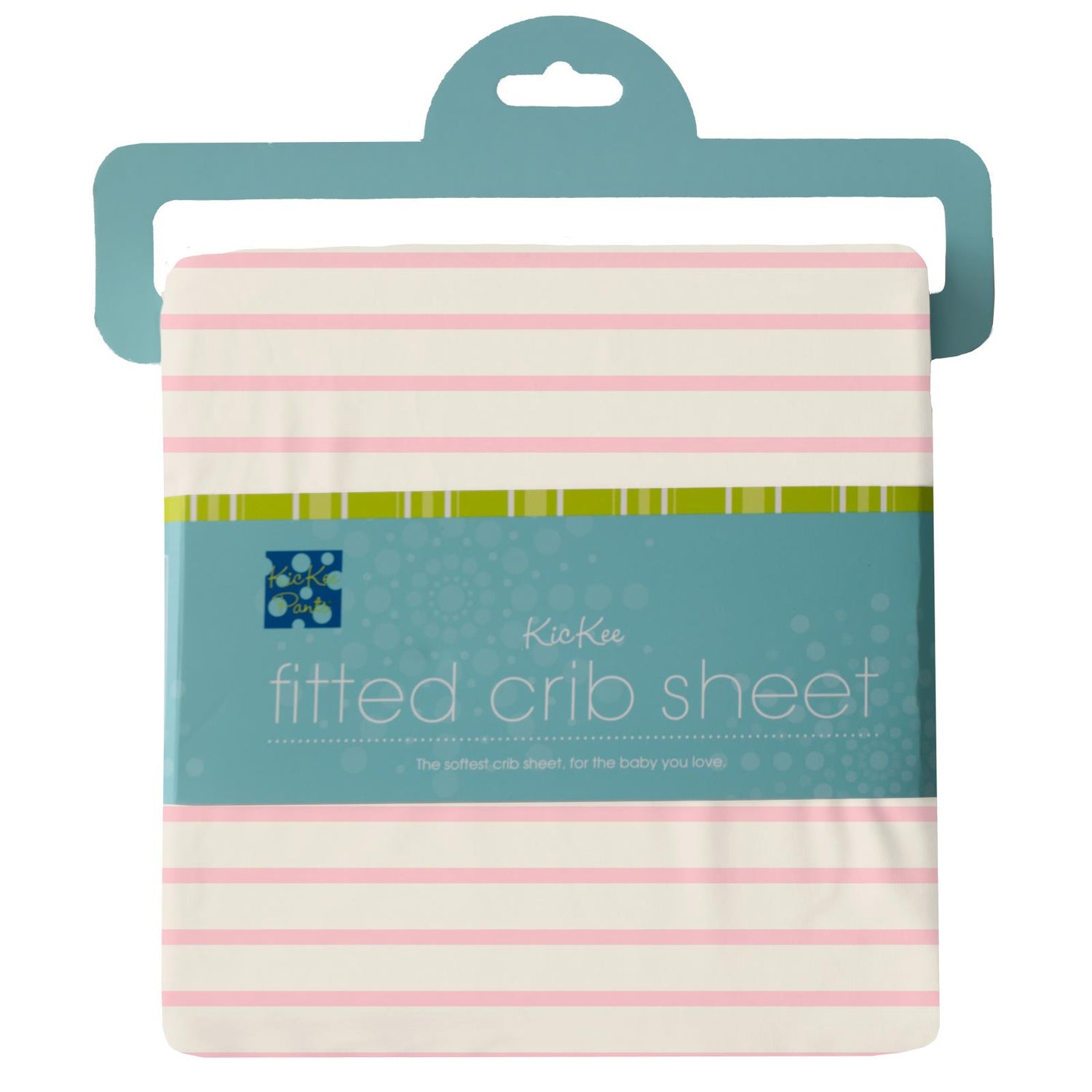 Print Grow with me Crib to Twin Fitted Sheet in Lotus Sweet Stripe (288216)