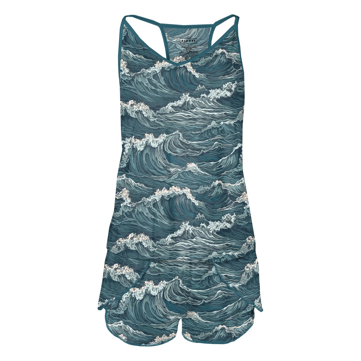 Women's Print Swing Tank & Tulip Shorts Set in Oceanic (328499)
