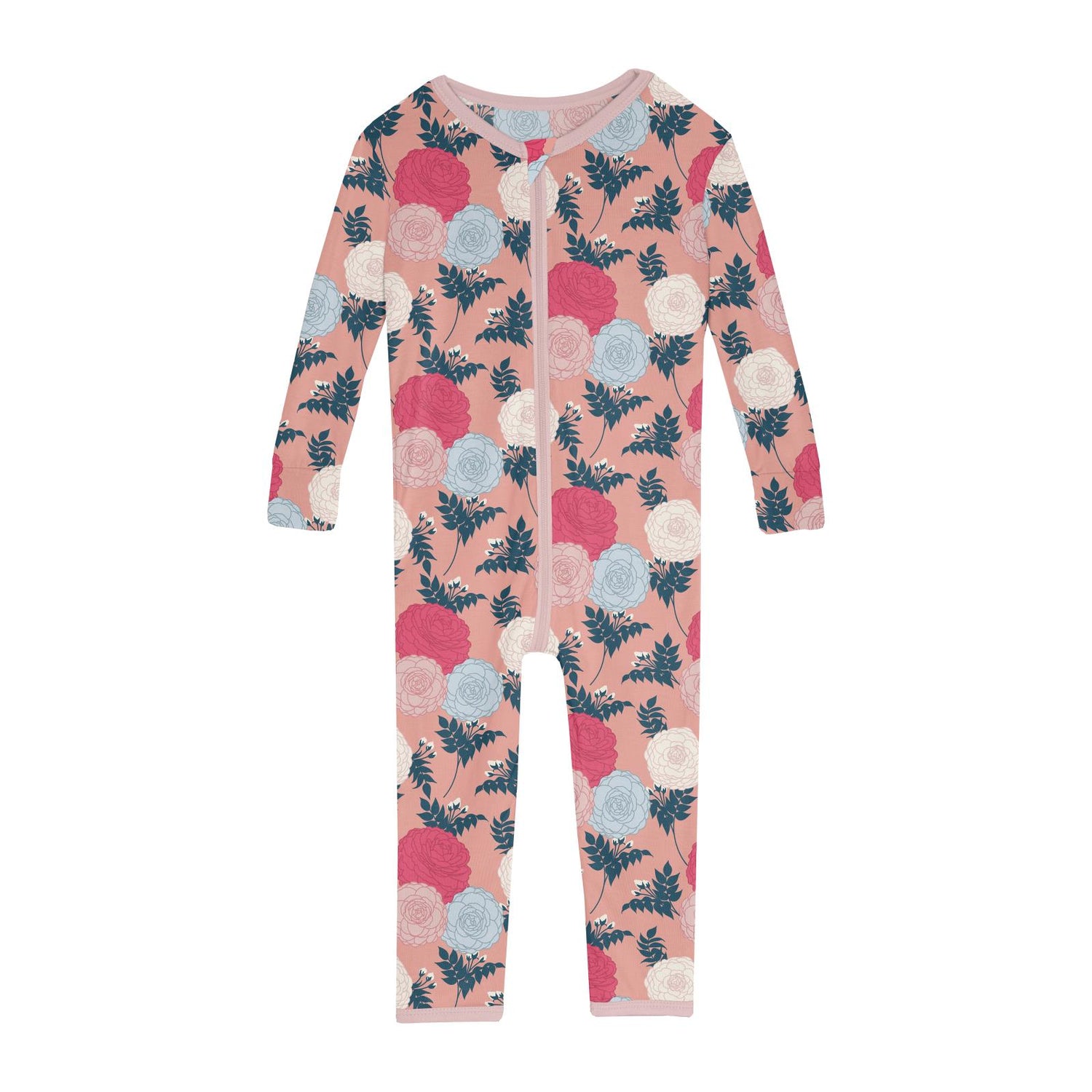 Print Convertible Sleeper with Zipper in Blush Enchanted Floral