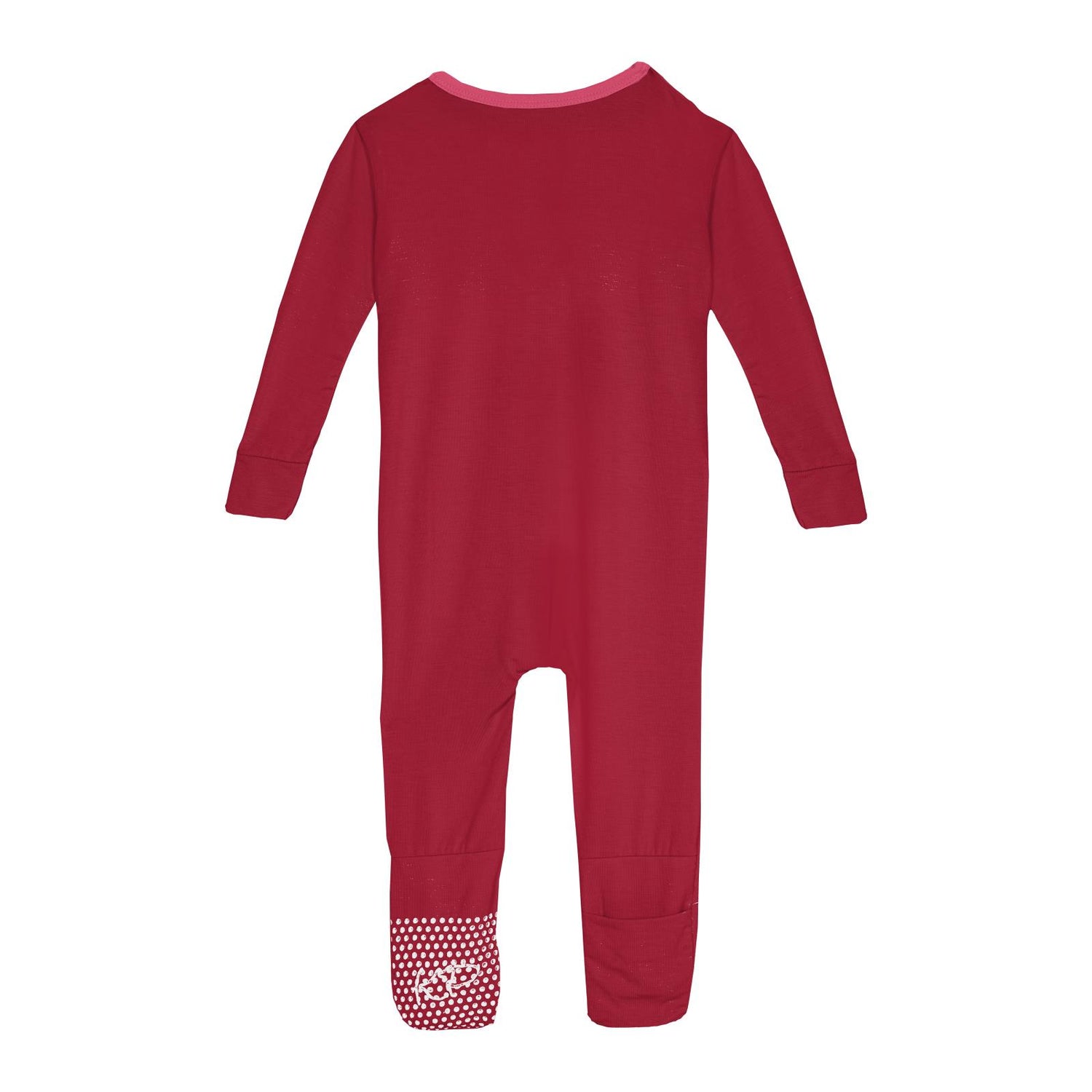 Convertible Sleeper with Zipper in Crimson with Winter Rose (293842)