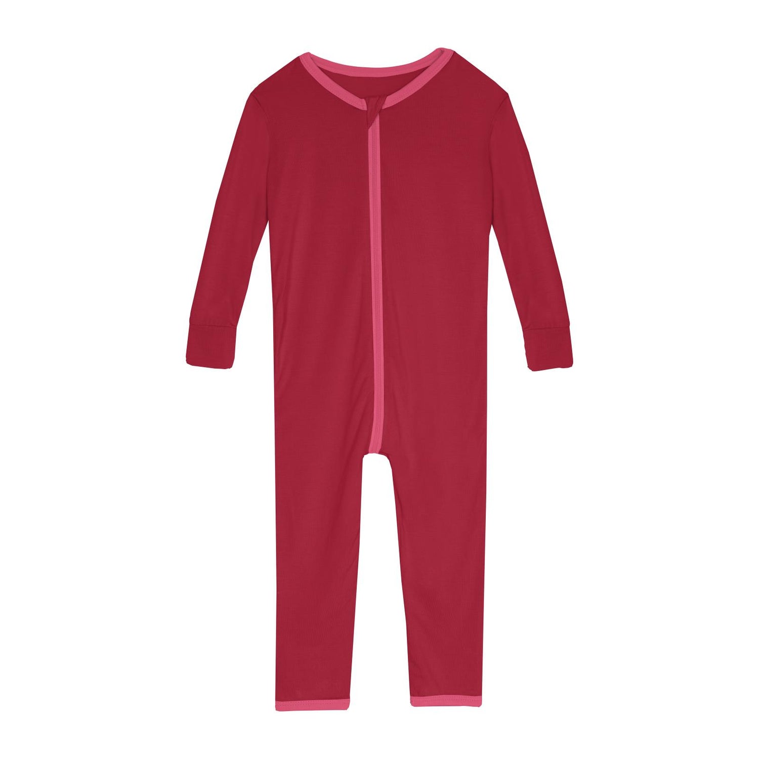 Convertible Sleeper with Zipper in Crimson with Winter Rose (293947)