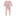 Print Classic Ruffle Footie with 2 Way Zipper in Baby Rose Splashing Whales