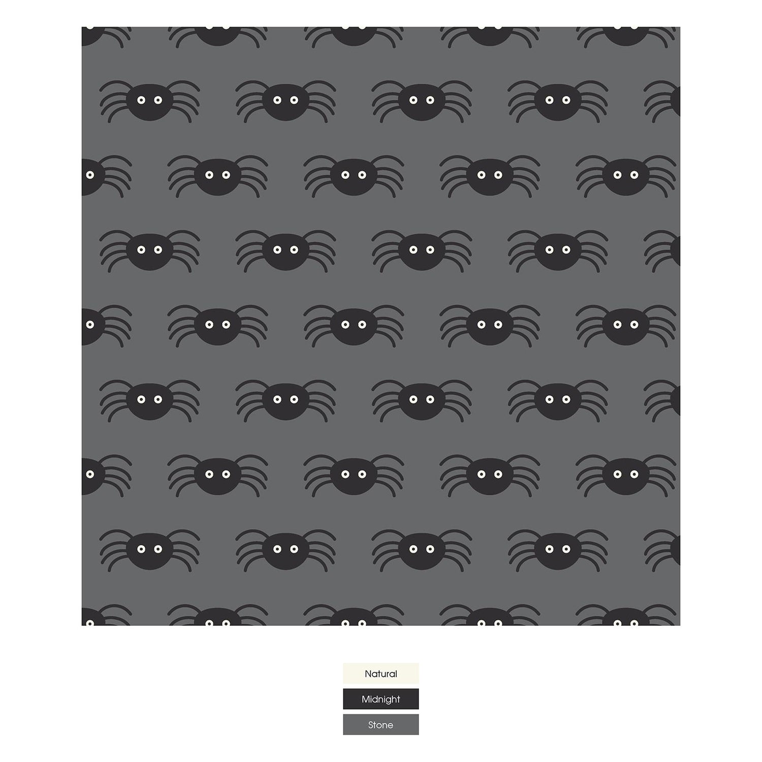 Women's Print Bikini Brief in Stone Spiders