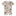 Print Shorty Sleeper with Zipper in Latte Camping Animals (359965)