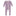 Print Muffin Ruffle Footie with 2 Way Zipper in Lavender Dandelion Wish (359975)