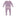 Print Muffin Ruffle Footie with 2 Way Zipper in Lavender Dandelion Wish (359973)