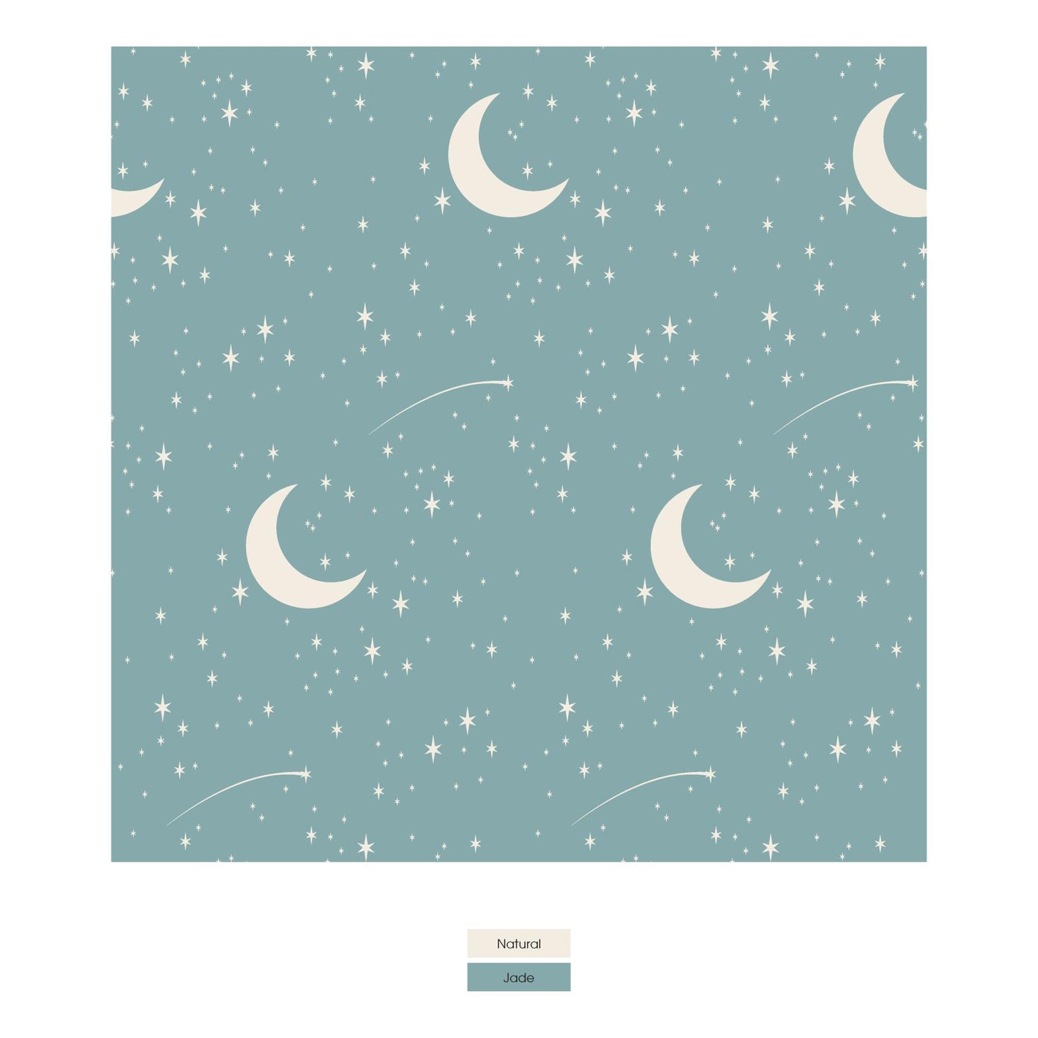 Print Bib Set of 3 in Fresh Air Campground Map, Jade Starry Sky & Moon & Seaside Blue On the Way (360184)