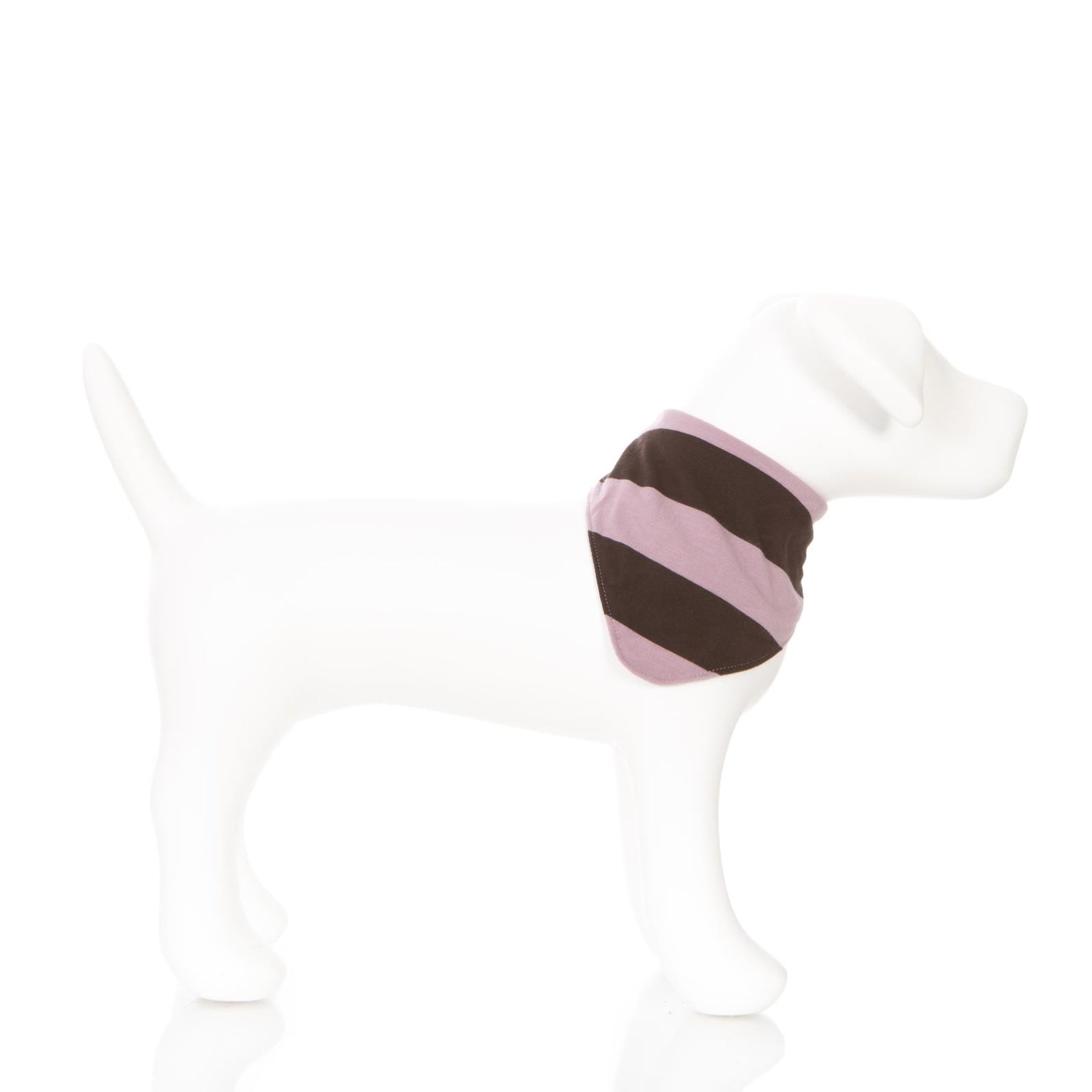 Print Dog Bandana in Paleontology Flora Stripe