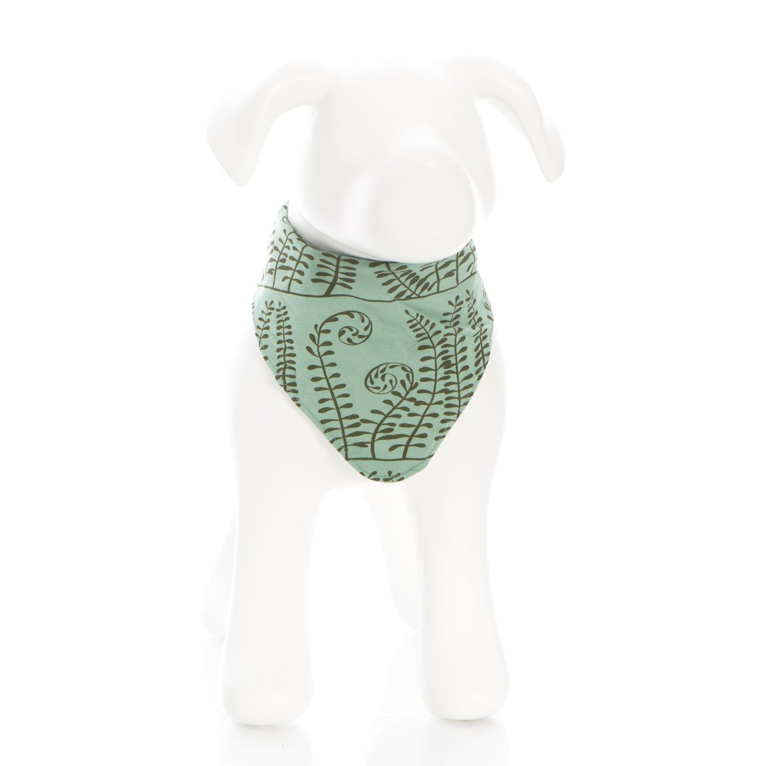 Print Dog Bandana in Shore Ferns