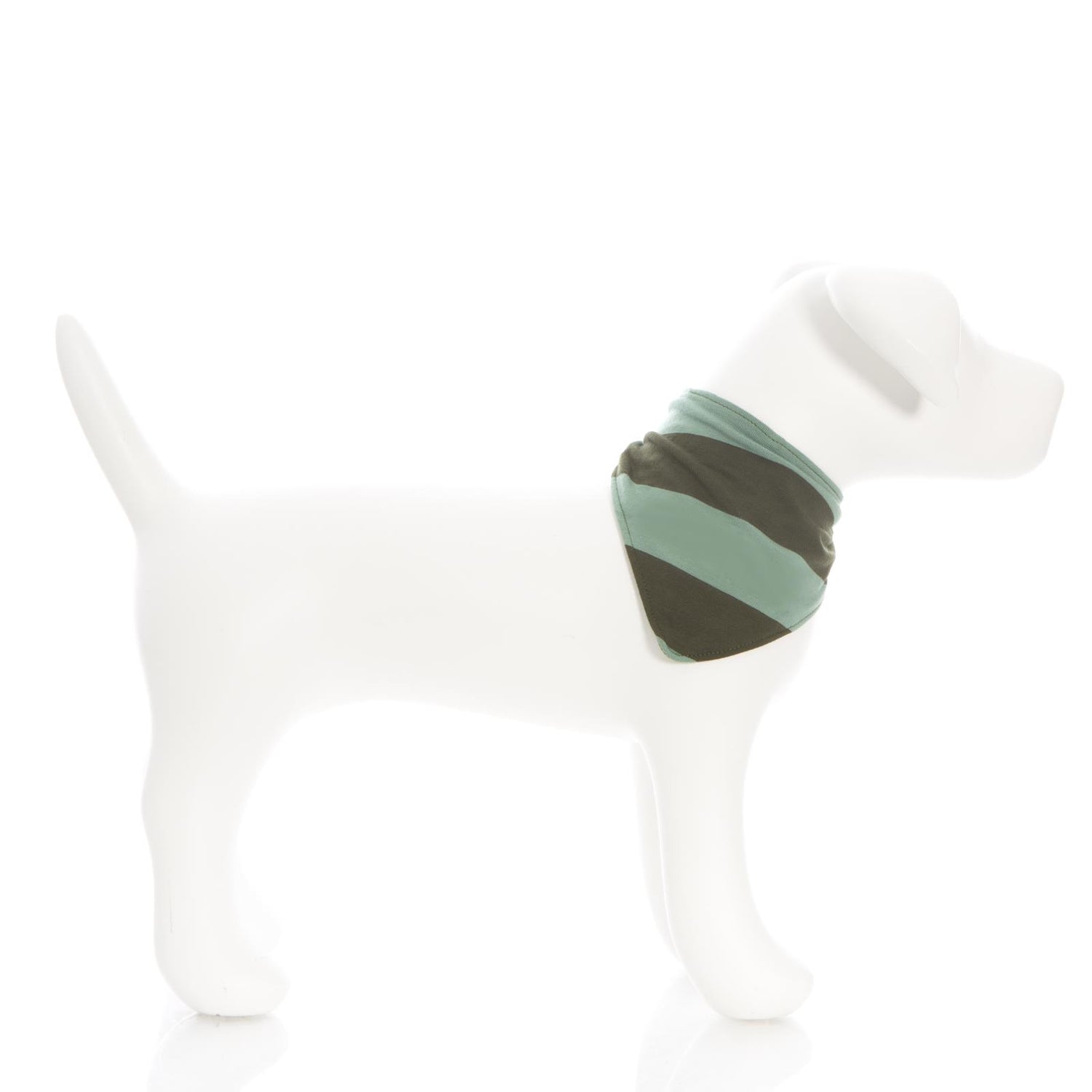 Print Dog Bandana in Paleontology Fauna Stripe