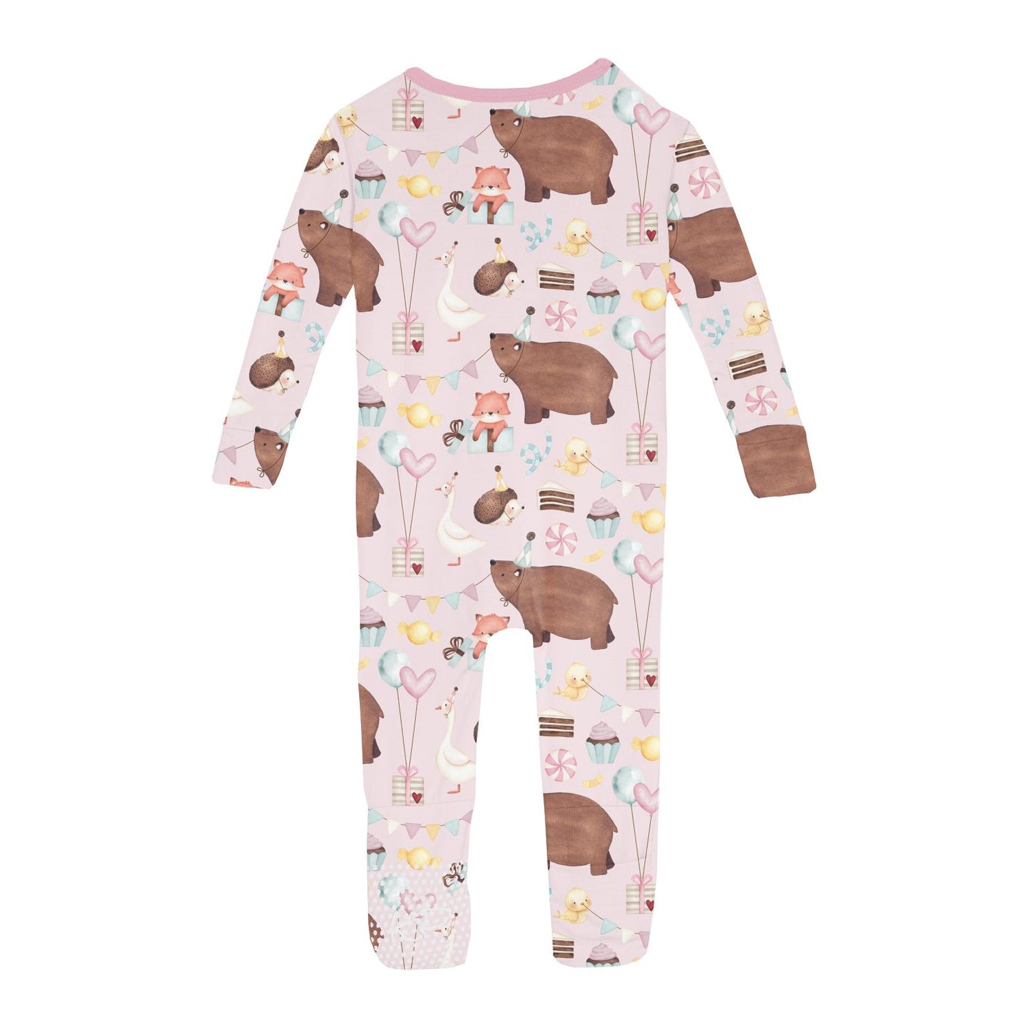 Print Convertible Sleeper with Zipper in Shrinking Violet Forest Party (360230)